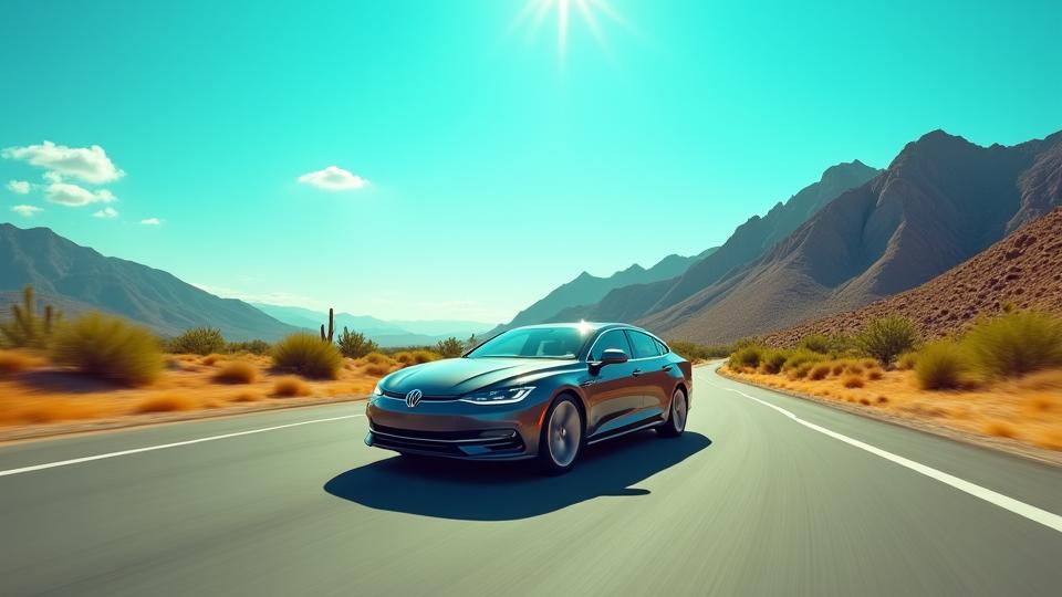 Carretera escénica de México con un coche en movimiento, simbolizando la libertad y el viaje.